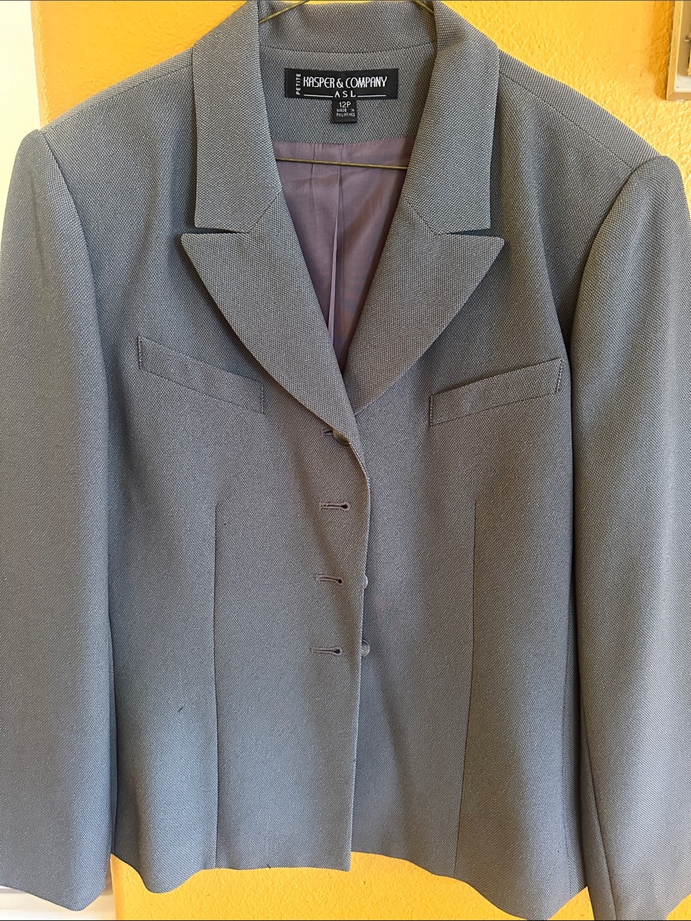 Kasper & Company Gray Women’s Tailored Blazer